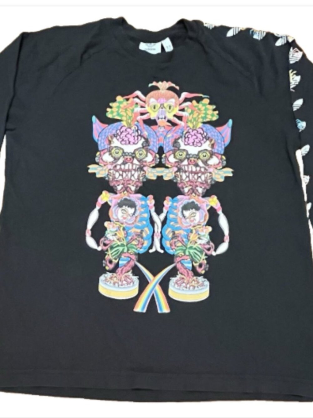 Adidas x Keiichi Tanaami Graphic Long Sleeve Shirt Mens Medium